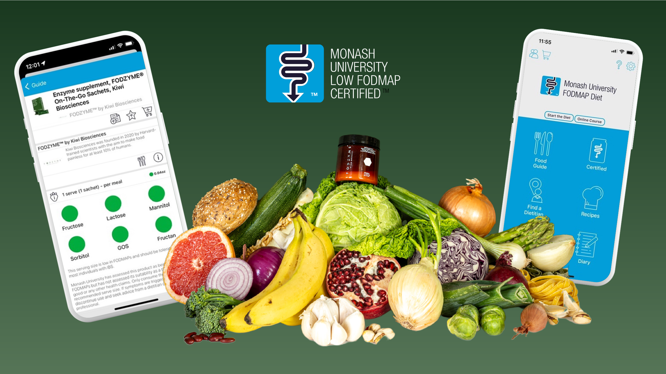 How to use the Monash app with FODZYME