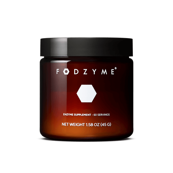 FODZYME enzyme supplement jar