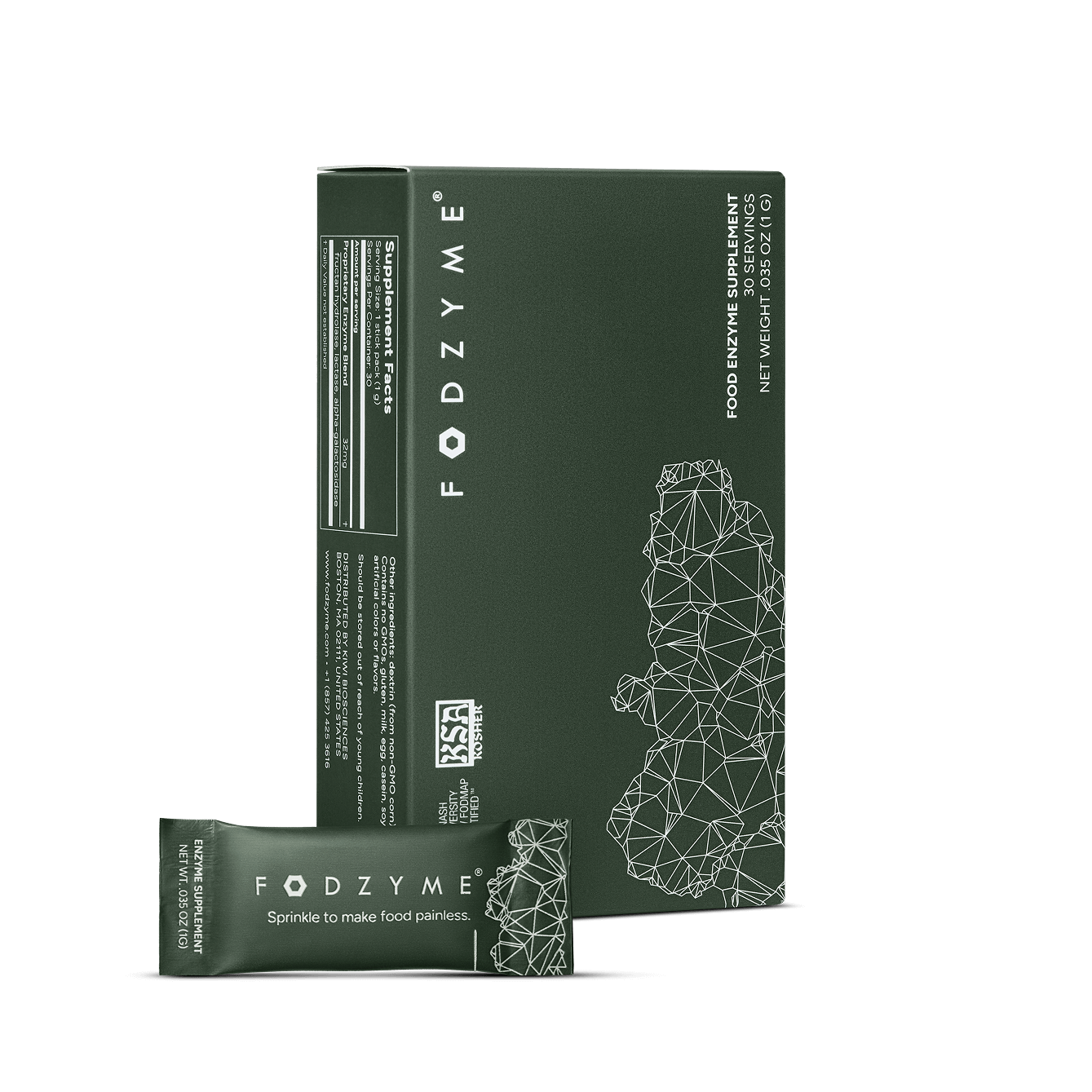 FZ-IAGL-PWDR-30-DOSE-STICK-PACK-1G - FODZYME - FODZYME